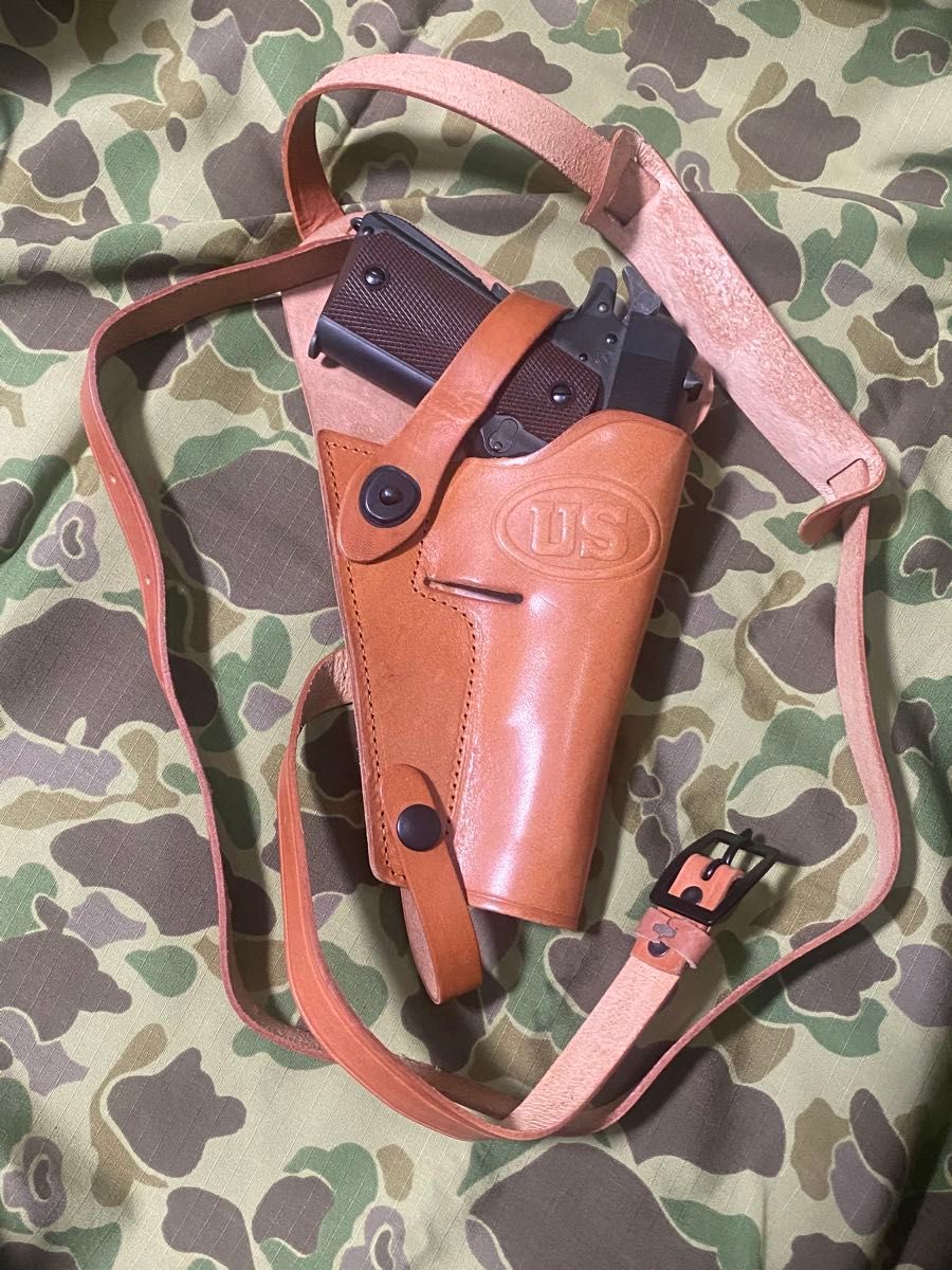 WWⅡ 米軍 M1911A1 ガバメント用 ショルダーホルスター WWⅡ 米軍 M1911A1 ガバメント用 ショルダーホルスター