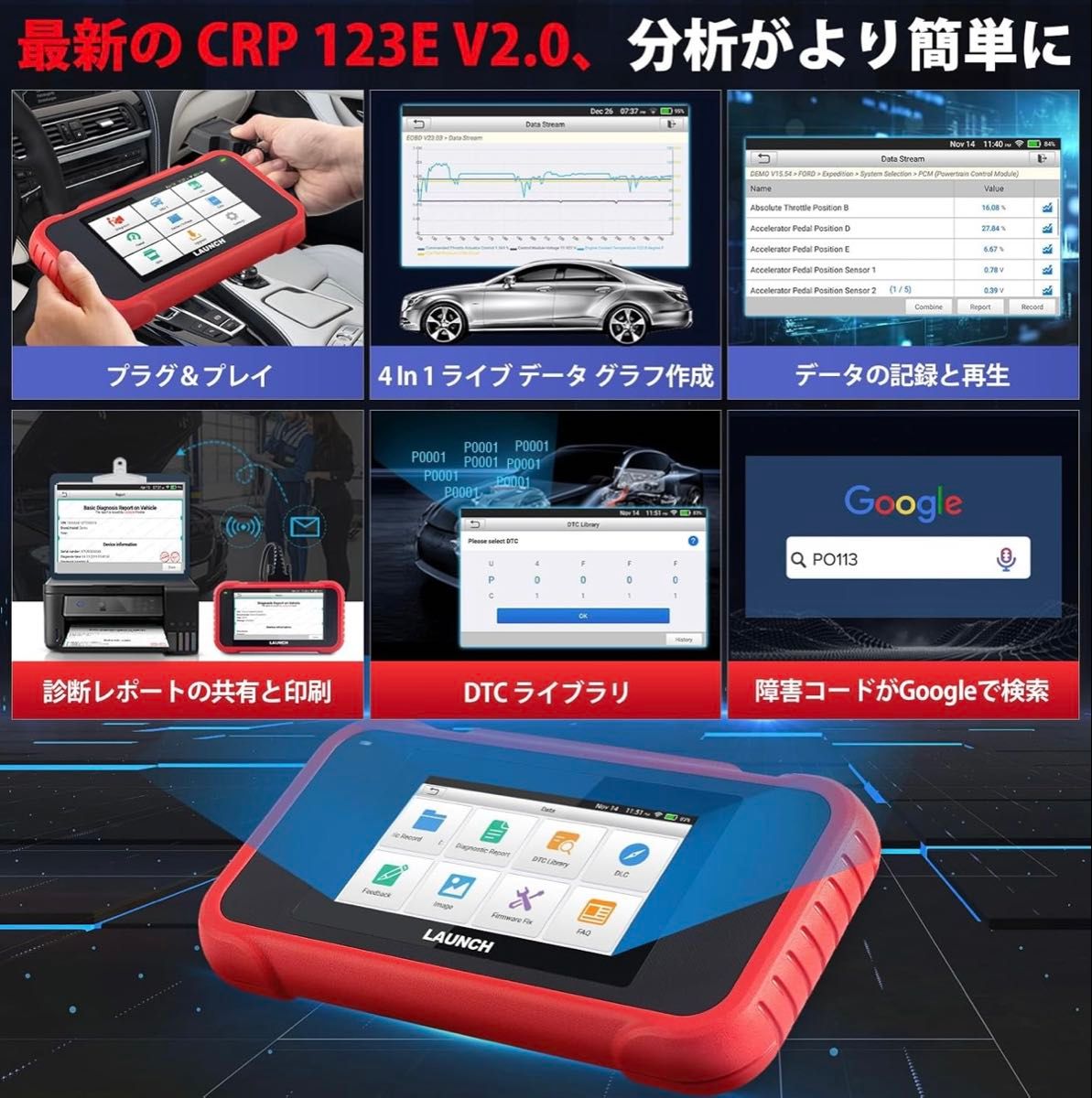2025年アップグレード版】OBD2 診断機 4システム診断 7リセット 2025年アップグレード版】OBD2 診断機 4システム診断 7リセット