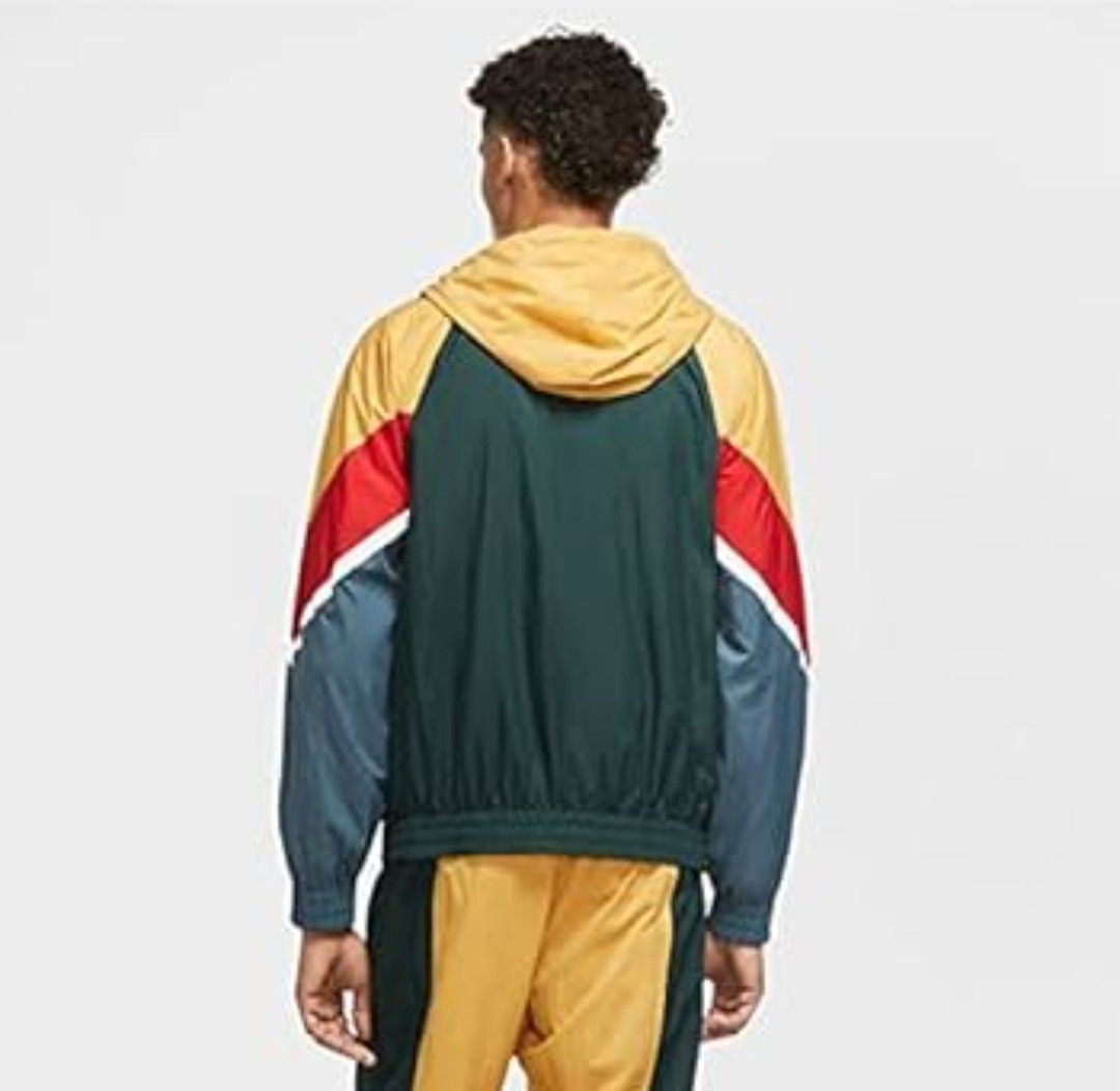 NIKE 黄緑赤 ウーブン ナイキ ナイロンジャケット スポーツ NIKE 黄緑赤 ウーブン ナイキ ナイロンジャケット スポーツ