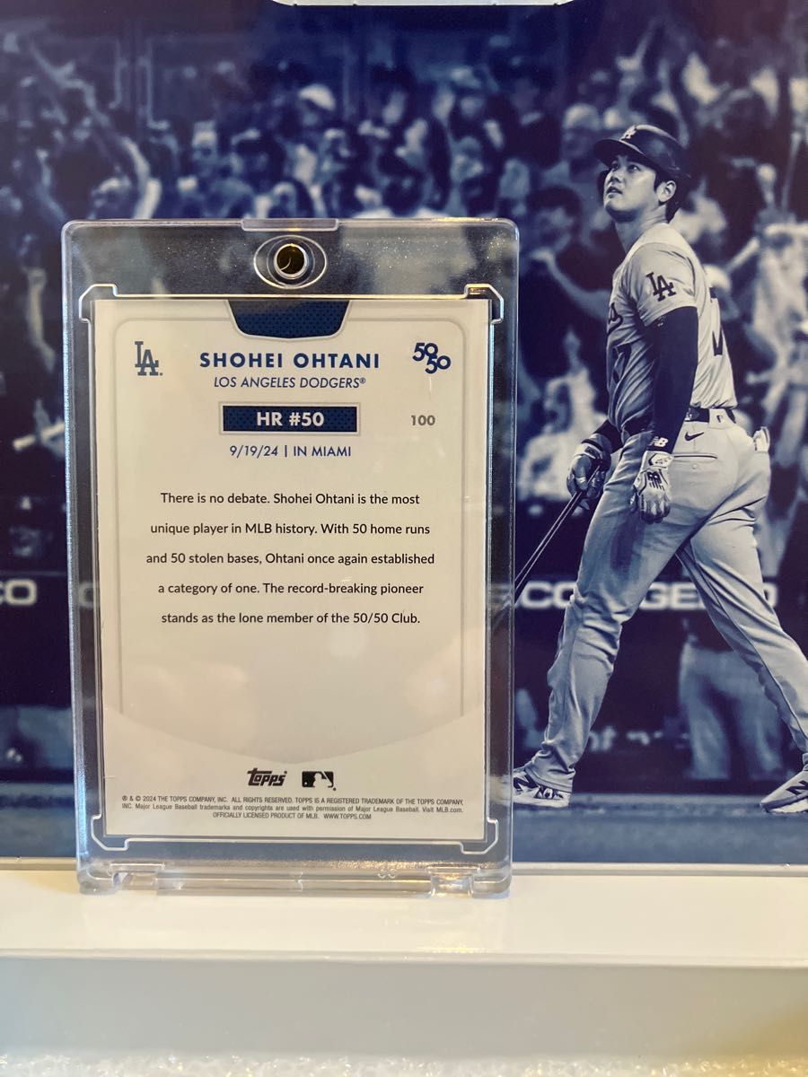 祝50号 TOPPS BOX 50/50 大谷翔平 カード MLB Shohei Ohtani HR 祝50号 TOPPS BOX 50/50 大谷翔平 カード MLB Shohei Ohtani HR