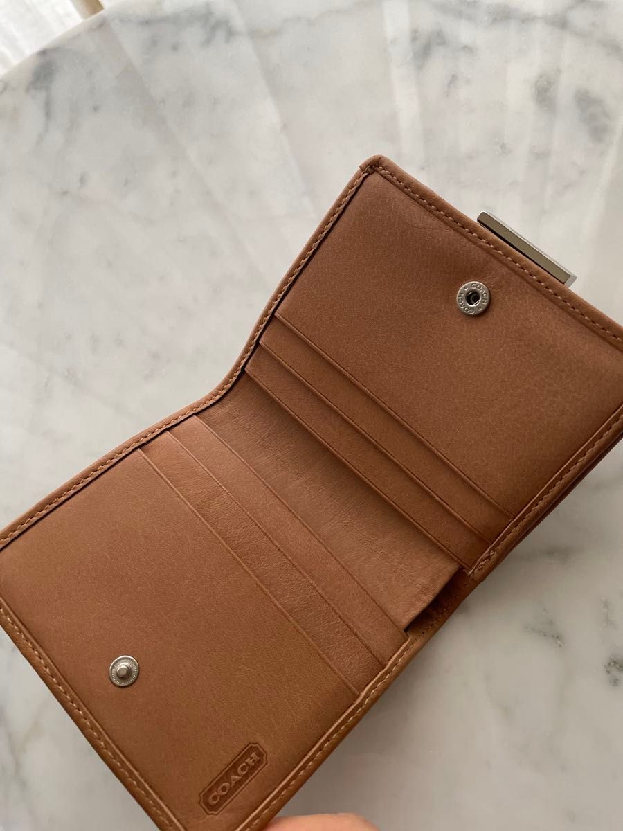 楽天市場】COACH(コーチ) 二つ折り 財布 茶 ブラウン レザー 楽天市場】COACH(コーチ) 二つ折り 財布 茶 ブラウン レザー