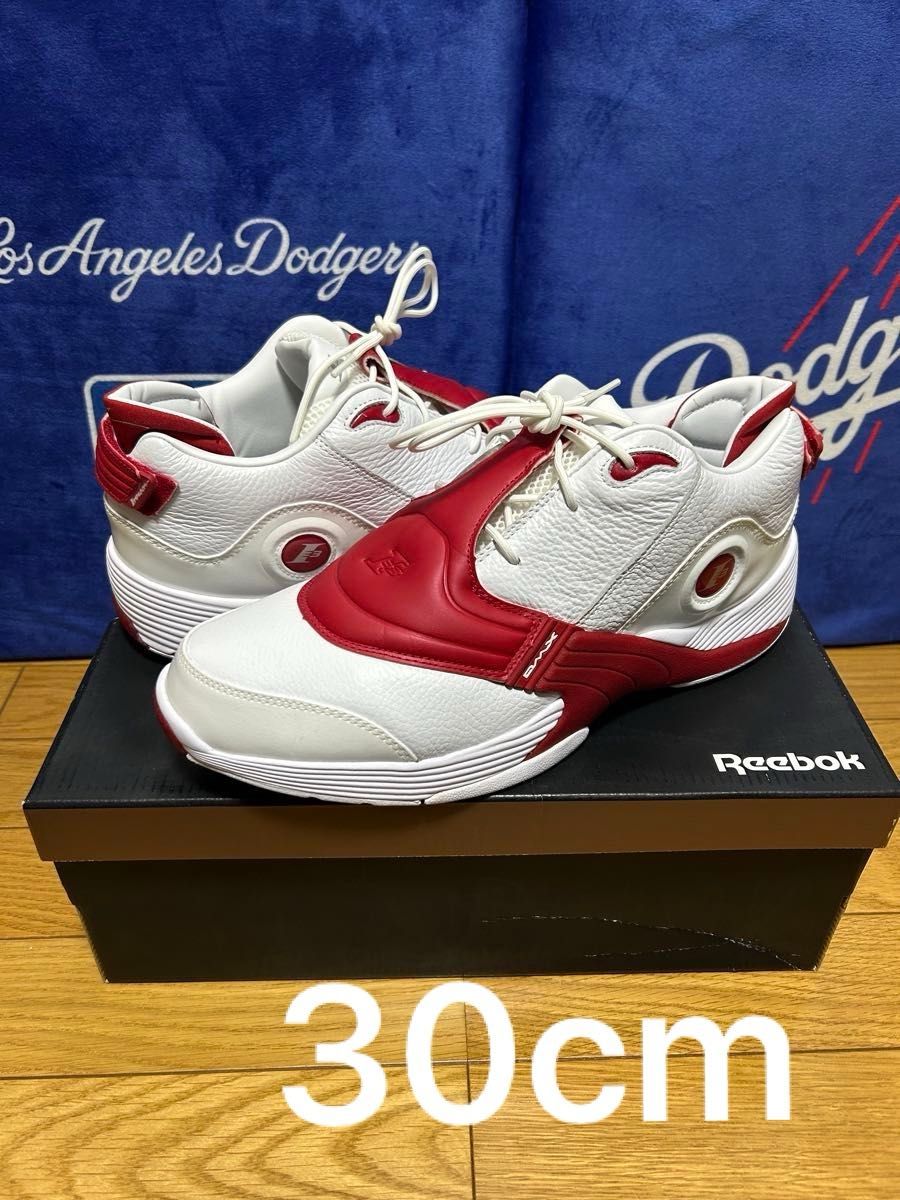 REEBOK ANSWER V WHITE RED リーボック アンサー5 iverson アイバーソン 30cm NBA