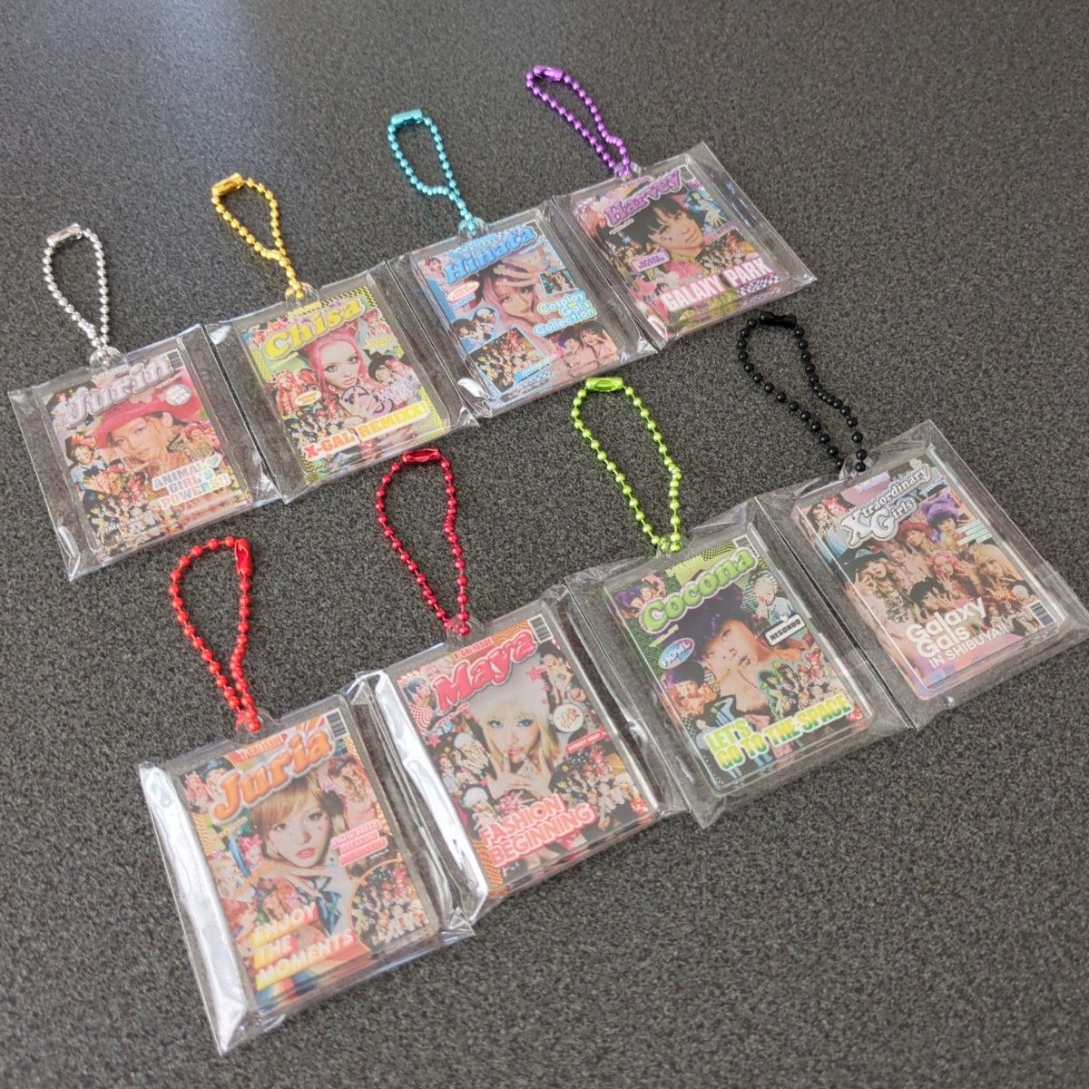 XG 2025 シーグリ アクリルチャーム キーホルダー コンプリート XG 2025 シーグリ アクリルチャーム キーホルダー コンプリート