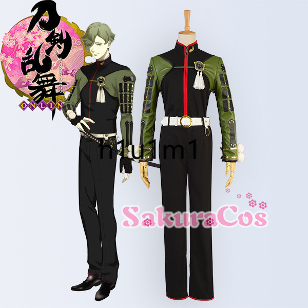 コスプレ衣装+手袋☆刀剣乱舞 とうらぶ 鶯丸風 全セット www