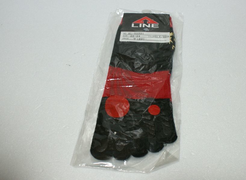 A-LINE made 5 fingers stockings / socks unused goods 