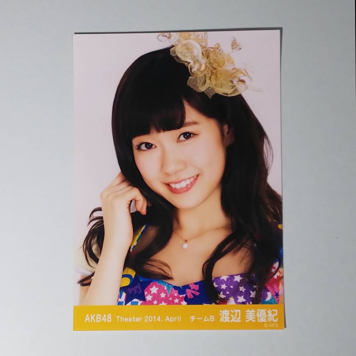 AKB48 Theater 2014 4月 April 渡辺美優紀 生写真 a 検)NMB_画像1