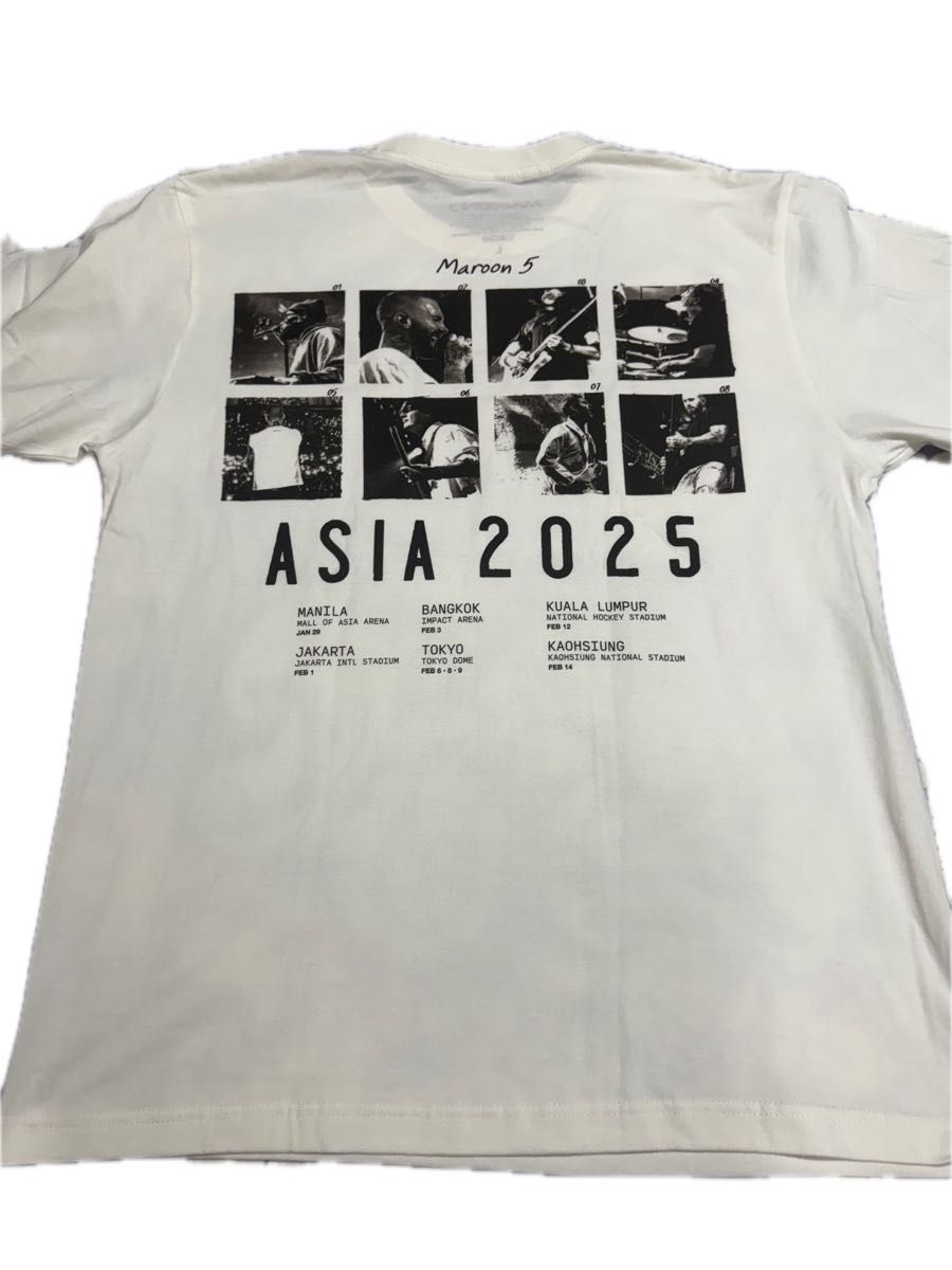 Maroon 5 2025 Asia Tour Tシャツ ホワイト|Yahoo!フリマ(旧 Maroon 5 2025 Asia Tour Tシャツ ホワイト|Yahoo!フリマ(旧