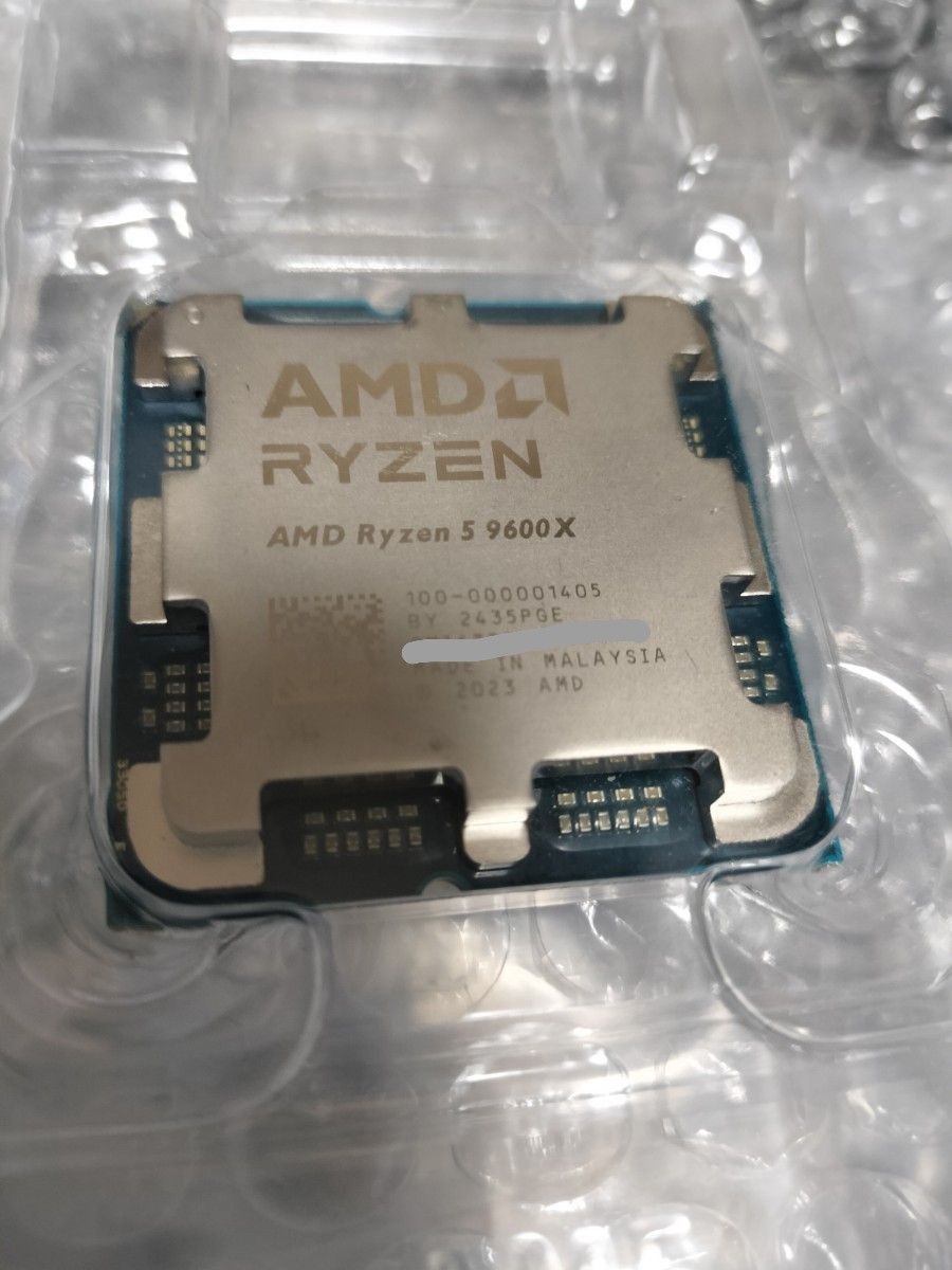 AMD Ryzen 5 9600X 新品未使用を動作確認済 AMD Ryzen 5 9600X 新品未使用を動作確認済