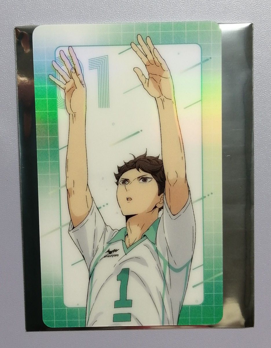 ハイキュー 及川徹 ステッカー ホロカード 缶バッジ アニメイト ハイキュー 及川徹 ステッカー ホロカード 缶バッジ アニメイト