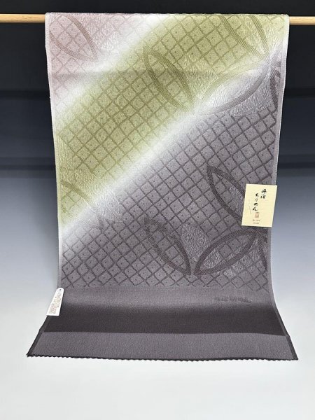 〇送料　全国一律３６０円〇　新品未使用品！！丹後ちりめん暈し加工帯揚げ　日本製　ブラウングレー系、くすみグリーン系、くすみローズ系