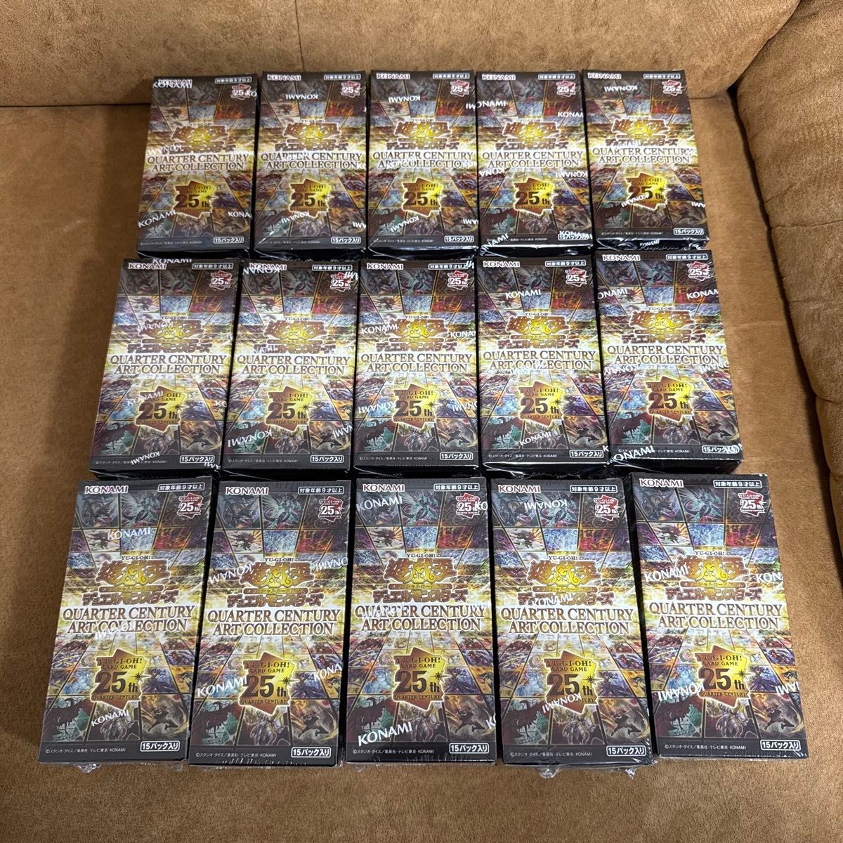15BOX 遊戯王カード クォーターセンチュリー アートコレクション 15BOX 遊戯王カード クォーターセンチュリー アートコレクション