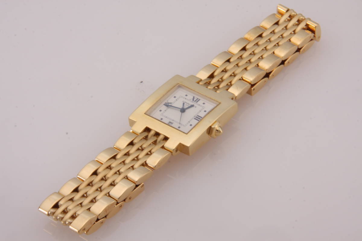 S-3964*CHAUMET Chaumet 750 purity wristwatch style Calle #W04430-070/ Manufacturers burnishing & repair goods 