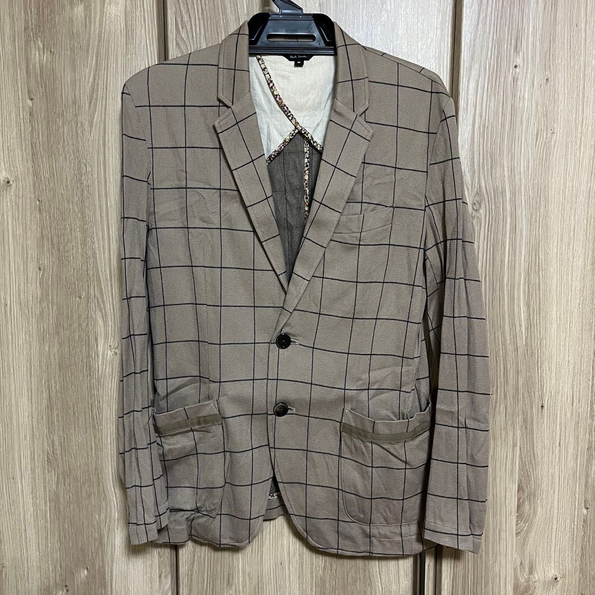 paul smith ポールスミス チェックテーラードジャケット M paul smith ポールスミス チェックテーラードジャケット M
