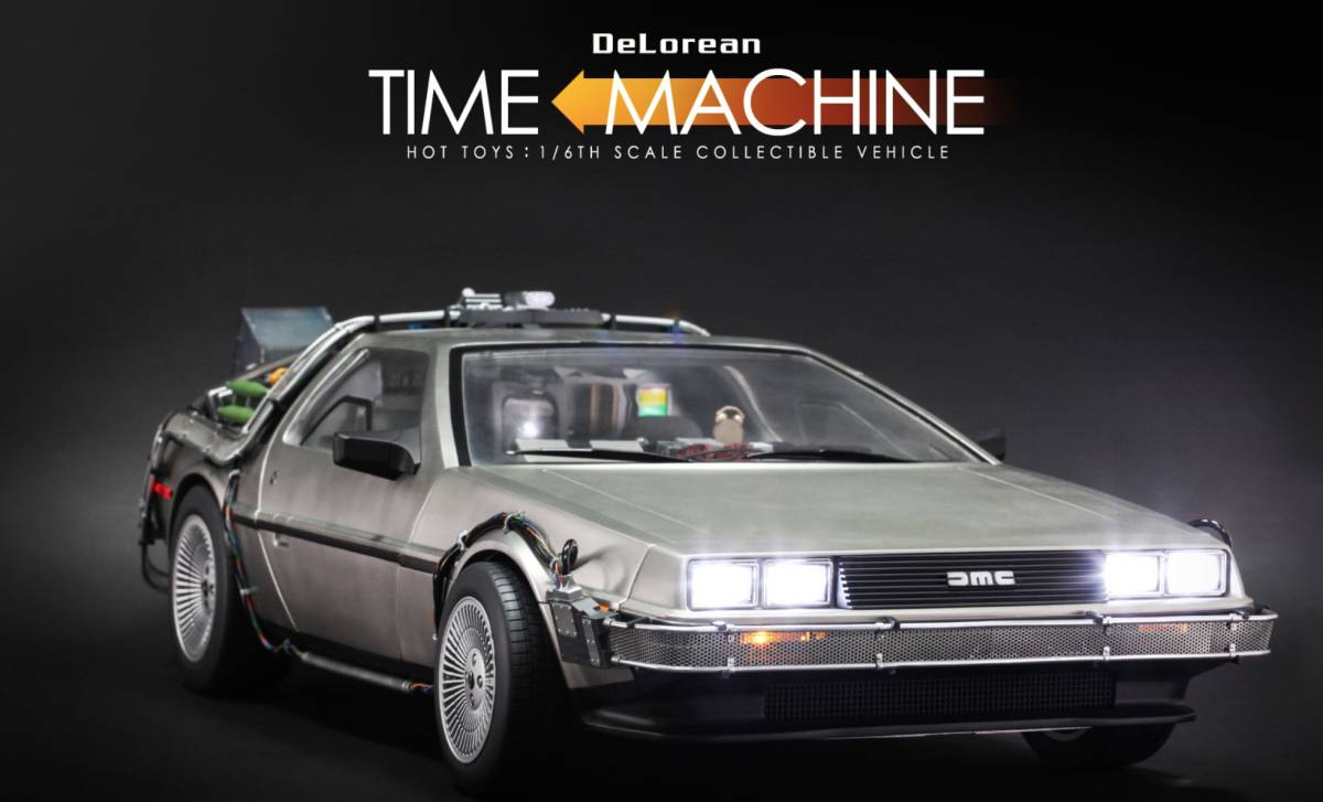  thanks sale! hard-to-find rarity out of print hot toys back *tu* The * Future 1/6 scale vehicle tero Lien * time machine hot toys