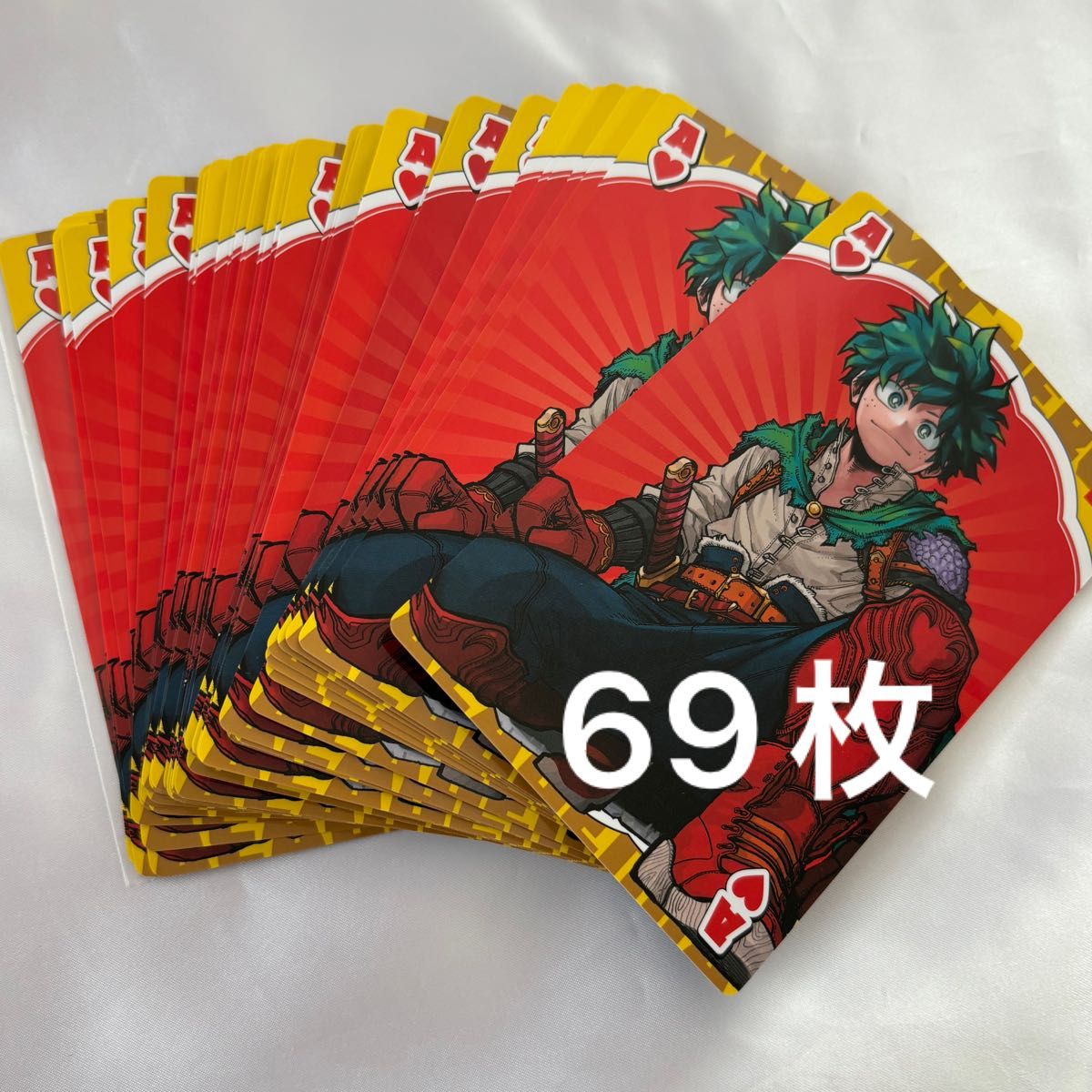 ヒロアカ BIGトランプ ジャンフェス 緑谷出久 十傑