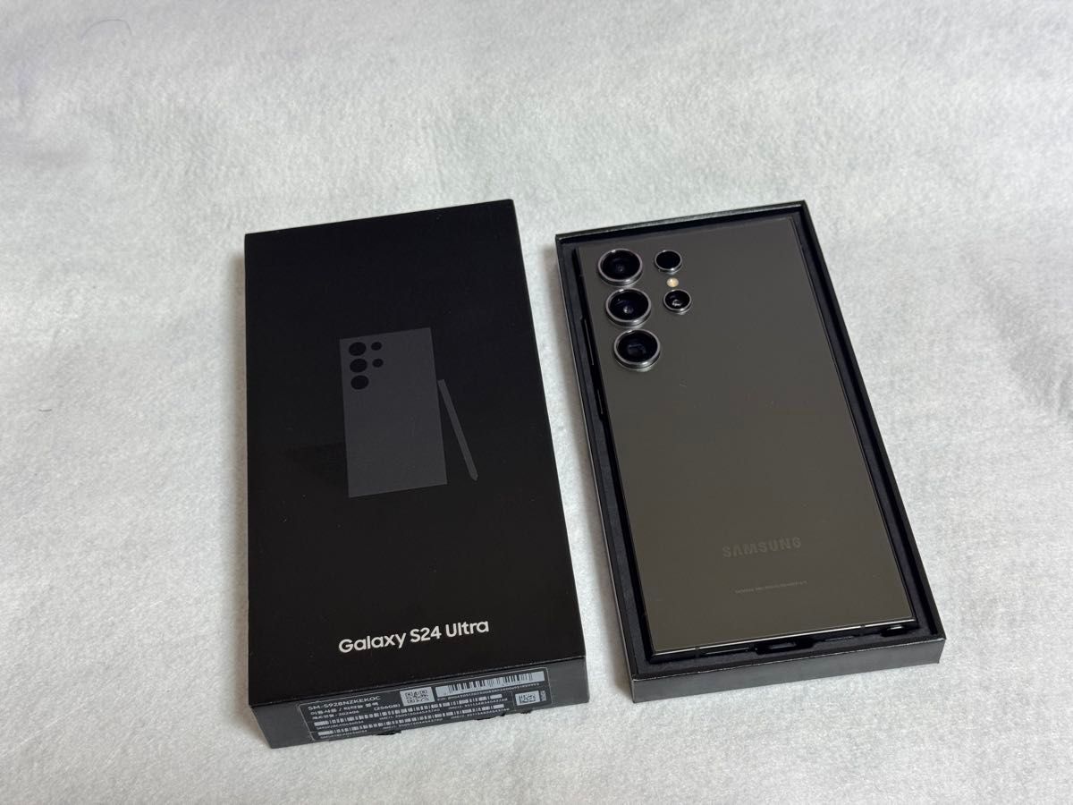 【美品】Galaxy S24 Ultra 256GB チタニウムブラック SIMフリー 保証あり 【美品】Galaxy S24 Ultra 256GB チタニウムブラック SIMフリー 保証あり