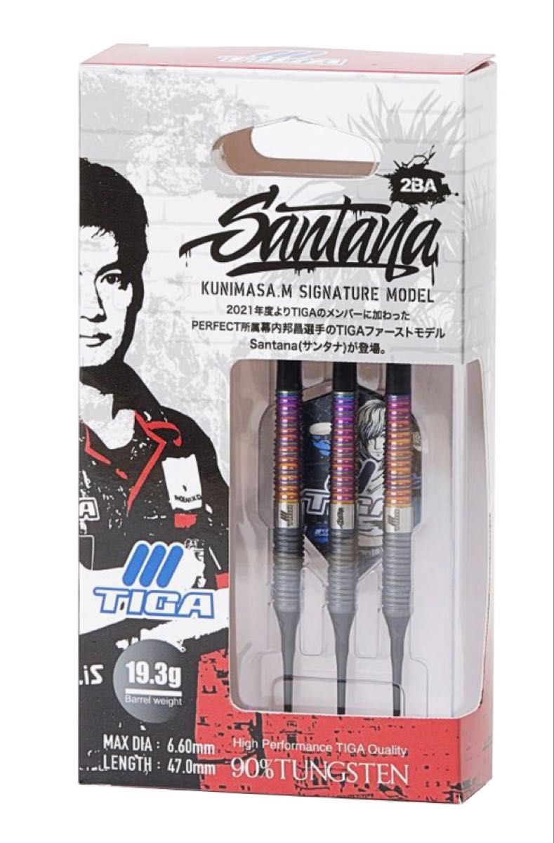 新品未使用品 ティガ サンタナ 幕内邦昌 TIGA Santanaソフトダーツ 新品未使用品 ティガ サンタナ 幕内邦昌 TIGA Santanaソフトダーツ