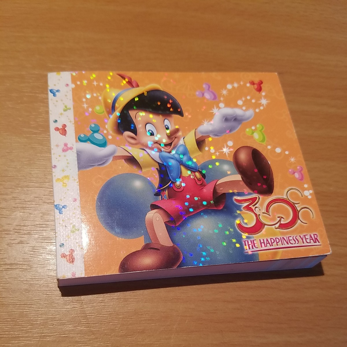 ディズニーリゾート 30周年 ピノキオ メモ帳