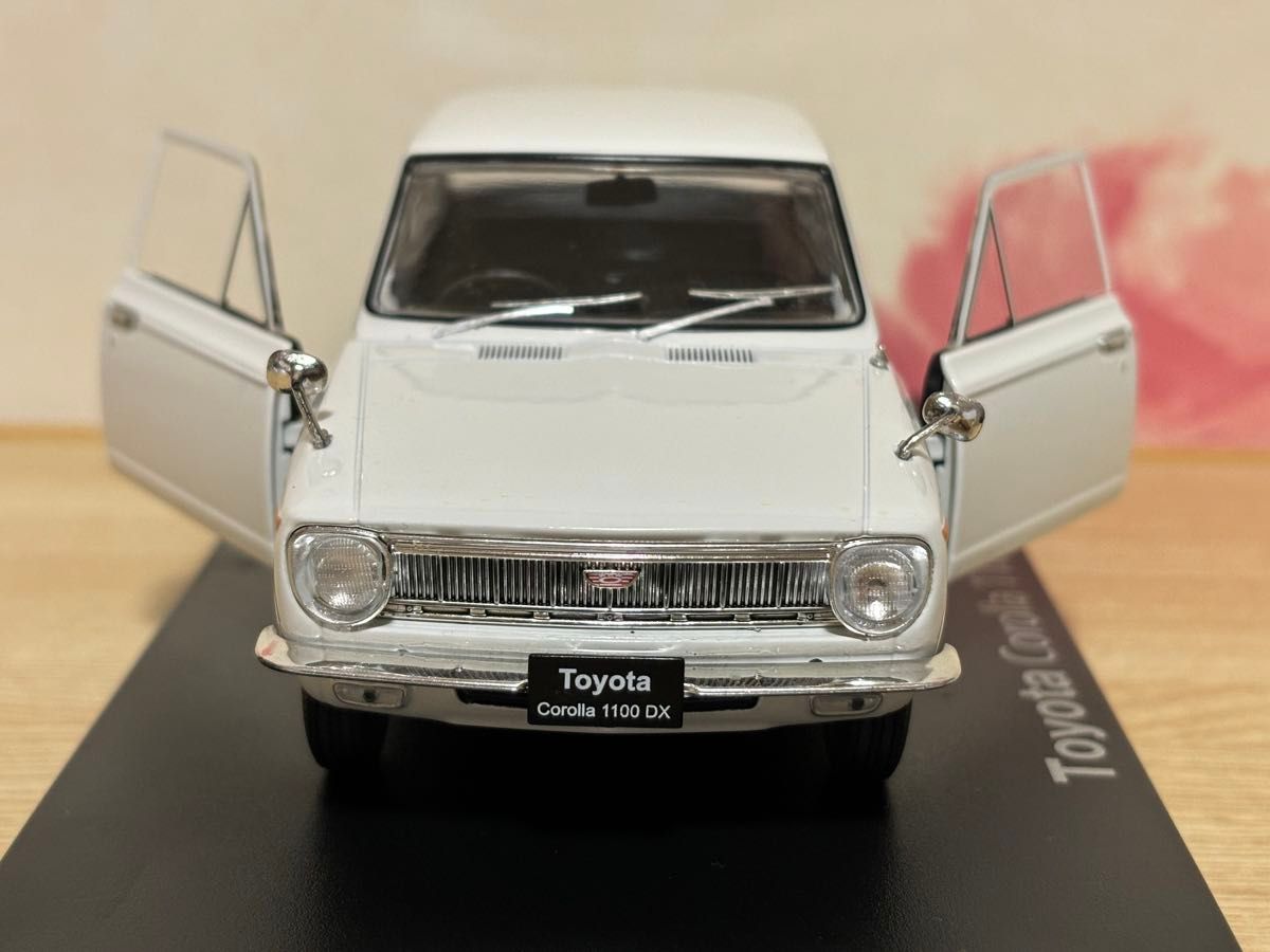 1/24 アシェット 国産名車 カローラ 1100DX改 カスタム 旧車 送料無料 1/24 国産名車コレクション トヨタ カローラ 1100 DX