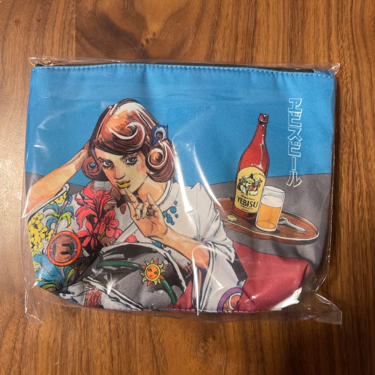 エビスビール 荒木飛呂彦 描き下ろしデザイン ポーチ 2種セット エビスビール 荒木飛呂彦 描き下ろしデザイン ポーチ 2種セット