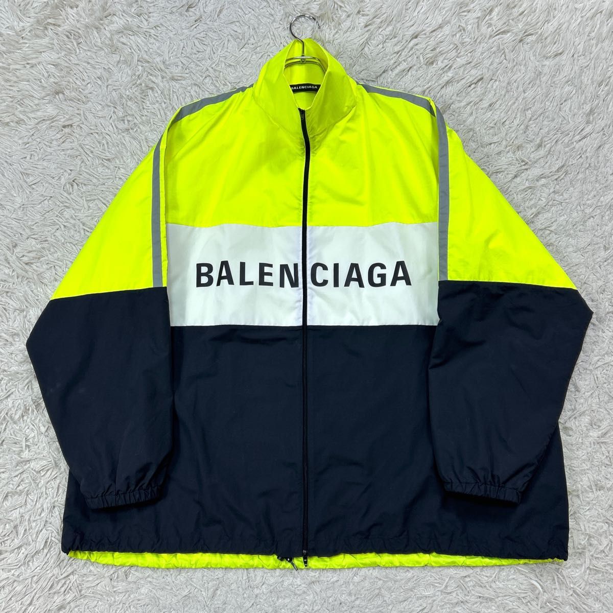 BALENCIAGA バレンシアガ 18SS ナイロントラックジャケット ロゴ BALENCIAGA バレンシアガ 18SS ナイロントラックジャケット ロゴ