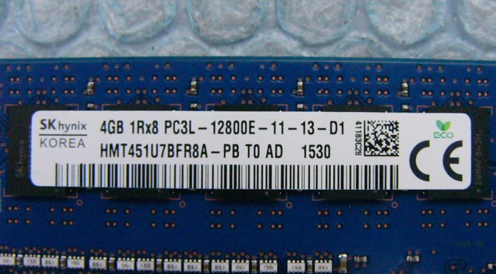 ts9 240pin DDR3 1600 PC3L-12800E 4GB ECC hynix 在庫2_画像2