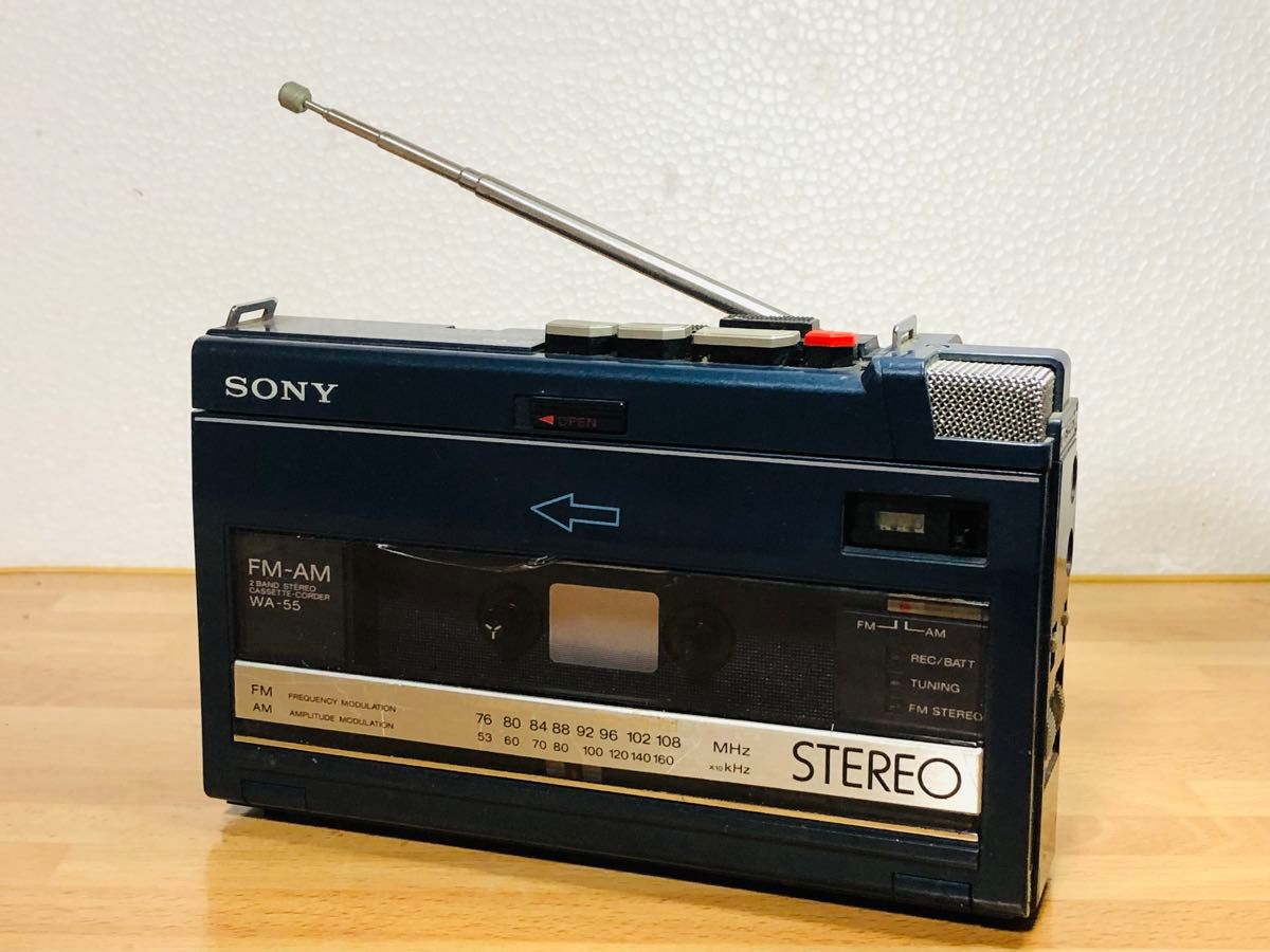 希少品 SONY WA-55 ソニー ポータブルカセットプレーヤー 希少品 SONY WA-55 ソニー ポータブルカセットプレーヤー