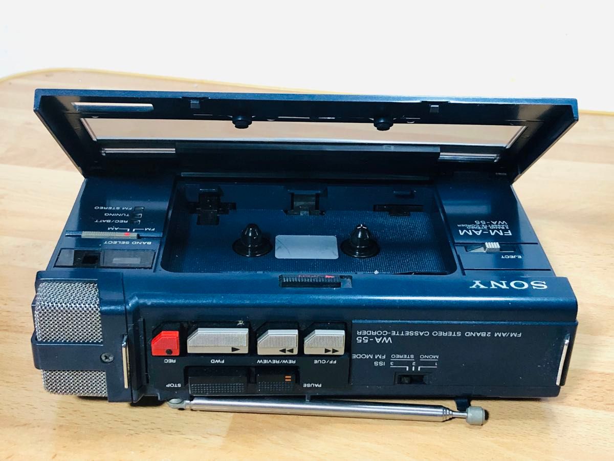 希少品 SONY WA-55 ソニー ポータブルカセットプレーヤー 希少品 SONY WA-55 ソニー ポータブルカセットプレーヤー