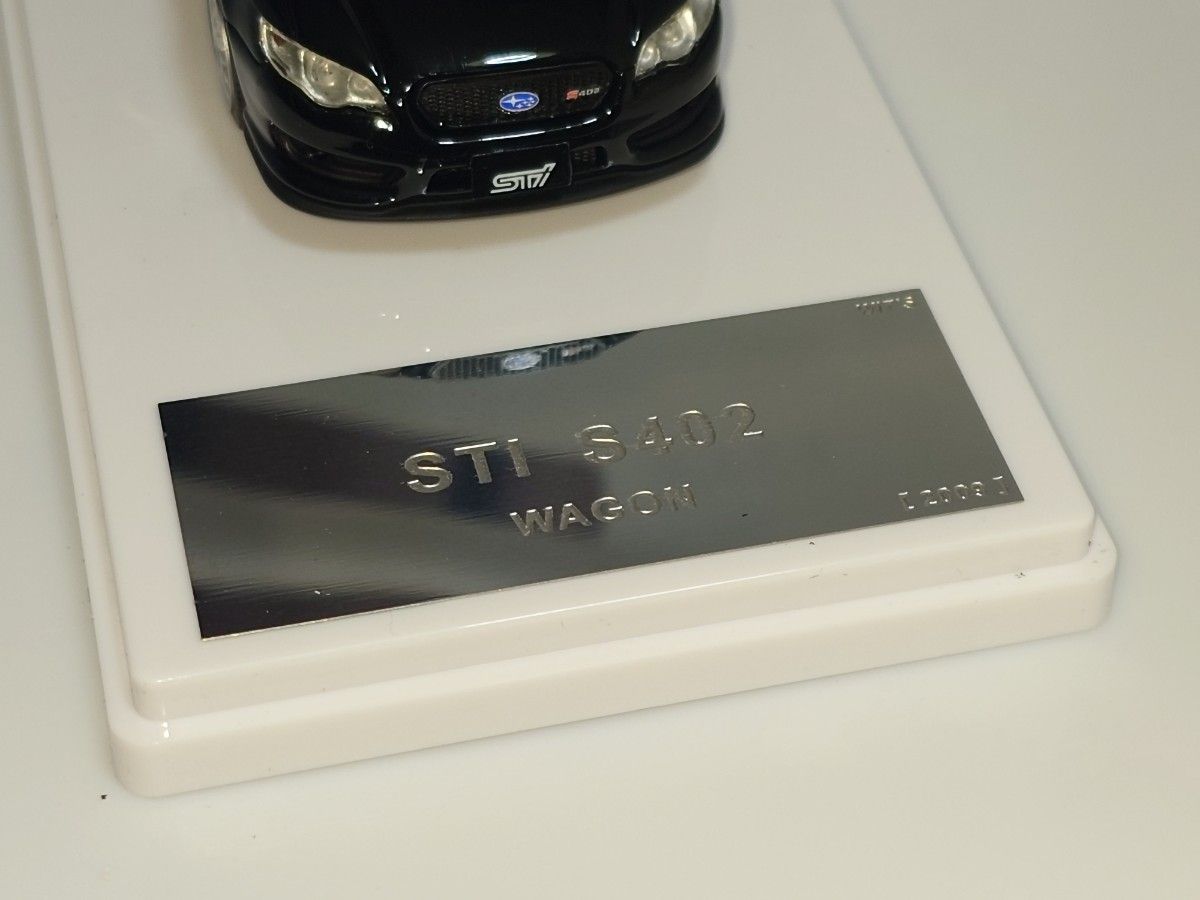 1/43 SUBARU STI S402ワゴン ブラック W260 スバル レガシィ 黒 1/43 SUBARU STI S402ワゴン ブラック W260 スバル レガシィ 黒