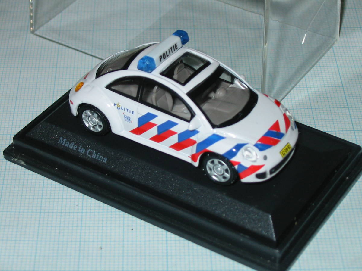 ★北原ワールドカーセレクション ヨーロッパ ポリスカー EUROPE POLICE CAR Edition 「New Beetle Politie オランダ」_画像4