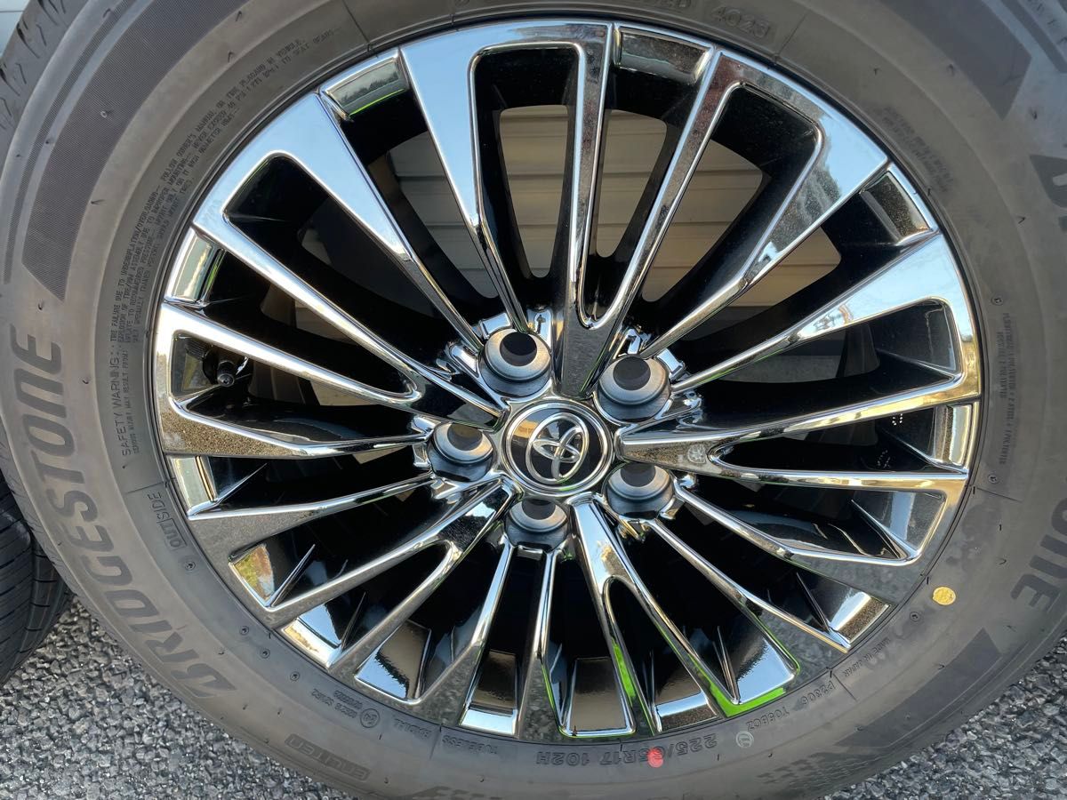 最終値下　40アルファード エグゼクティブラウンジ 純正17in 6.5J+40 PCD120 225/65R17 新品未使用4本