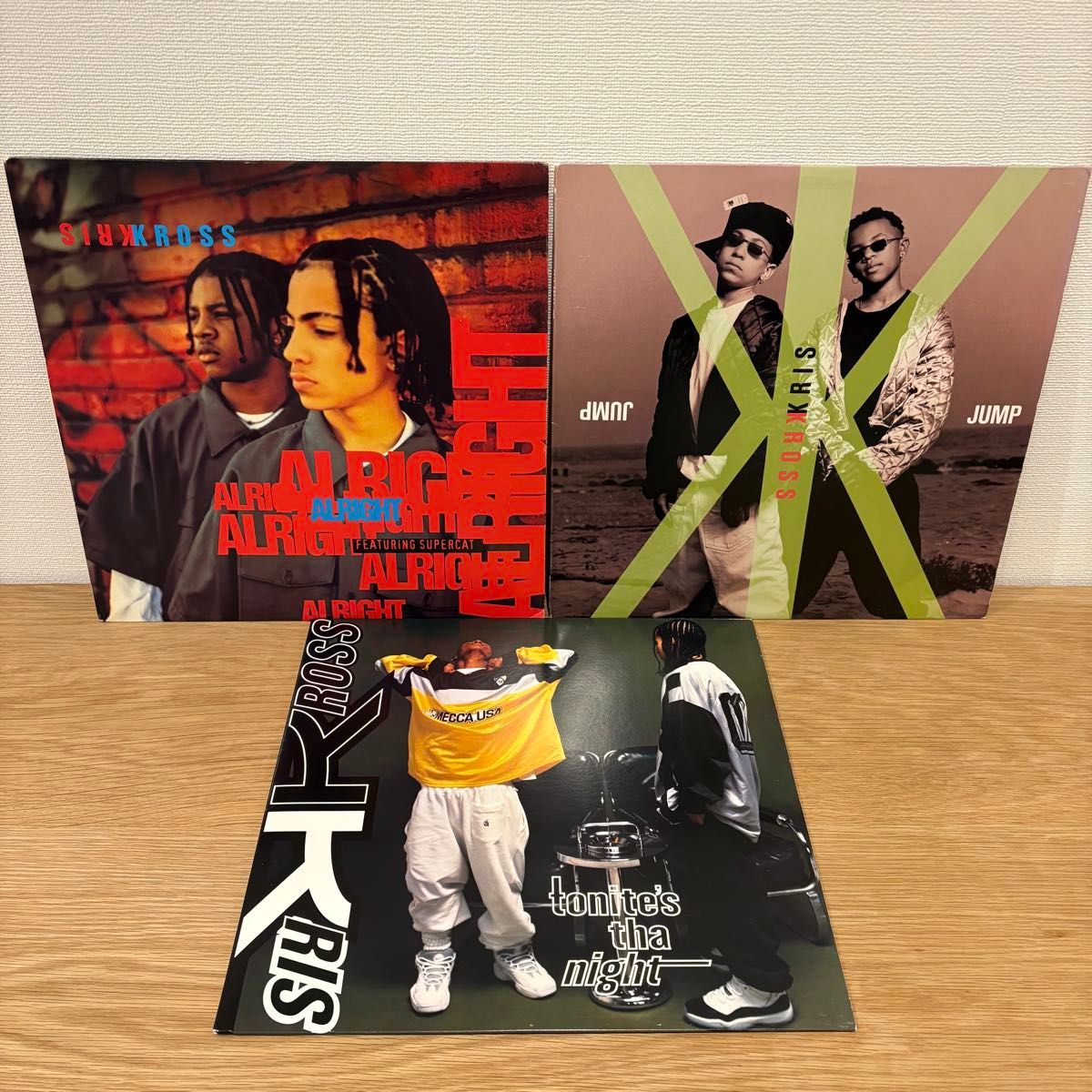 KRIS KROSS 3枚セット①ALRIGHT②JUMP③tonite's tha night