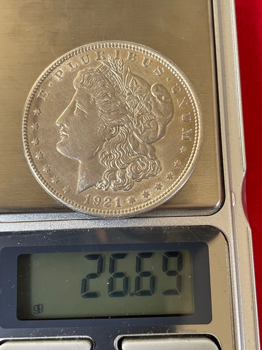 アメリカ 1921年 1ドル銀貨 モルガンダラー(極美~未使用 アメリカ 1921年 1ドル銀貨 モルガンダラー(極美~未使用