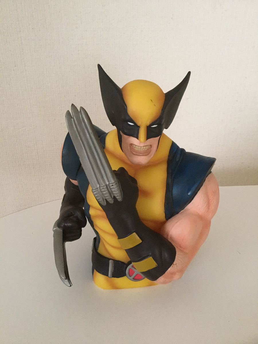 未使用/Wolverine(ウルヴァリン) Bust Bank(バスト バンク)貯金箱/フィギュア/X-MEN/超人ハルク/マーベルヒーローズ/アメコミ_画像1