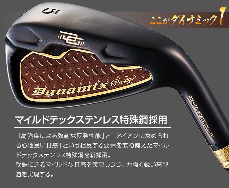 【新品6本】 t100 t200 ステルス SIM2 M6 パラダイム エピック ゼクシオ より2番手飛ぶ ダイナゴルフ ダイナミクス プレステージ アイアン