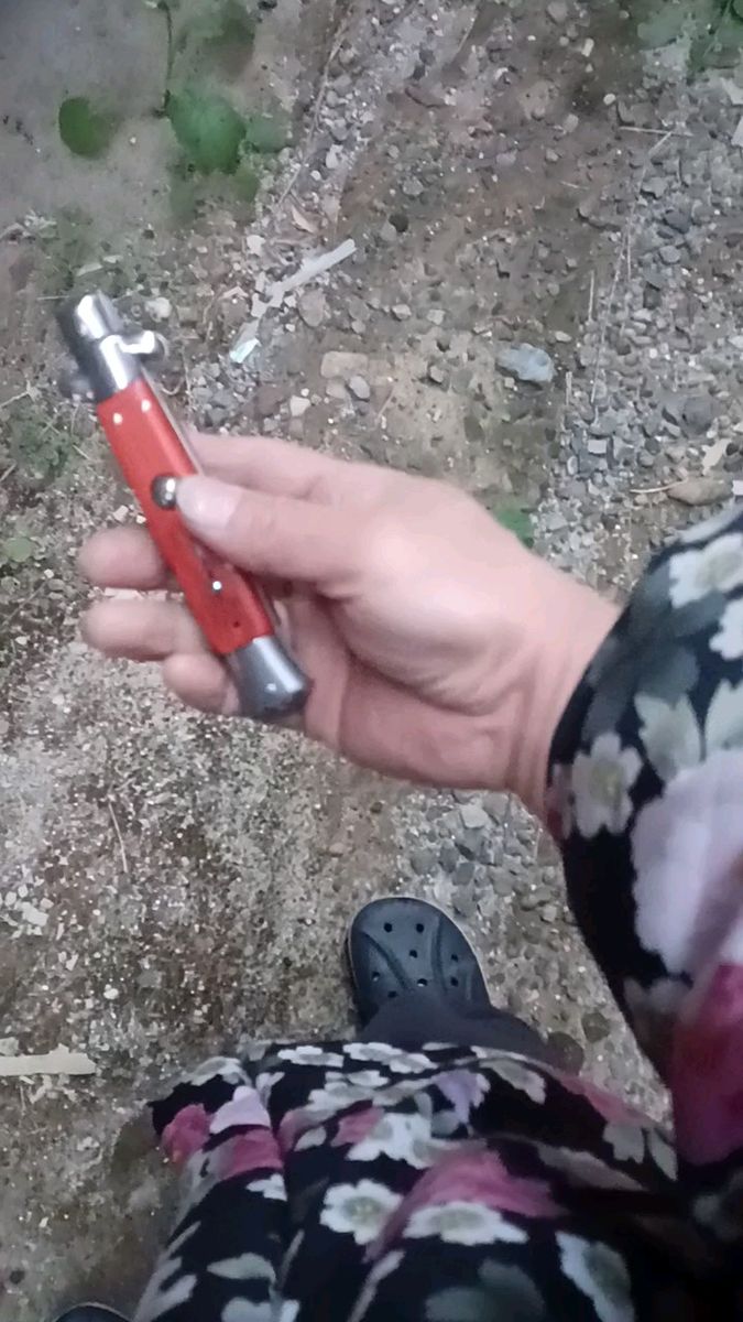 土日限定値下 【新品】AKC イタリアン スチレット ナイフ 折りたたみ 【飛び出し機構解除済】〔合法化済〕