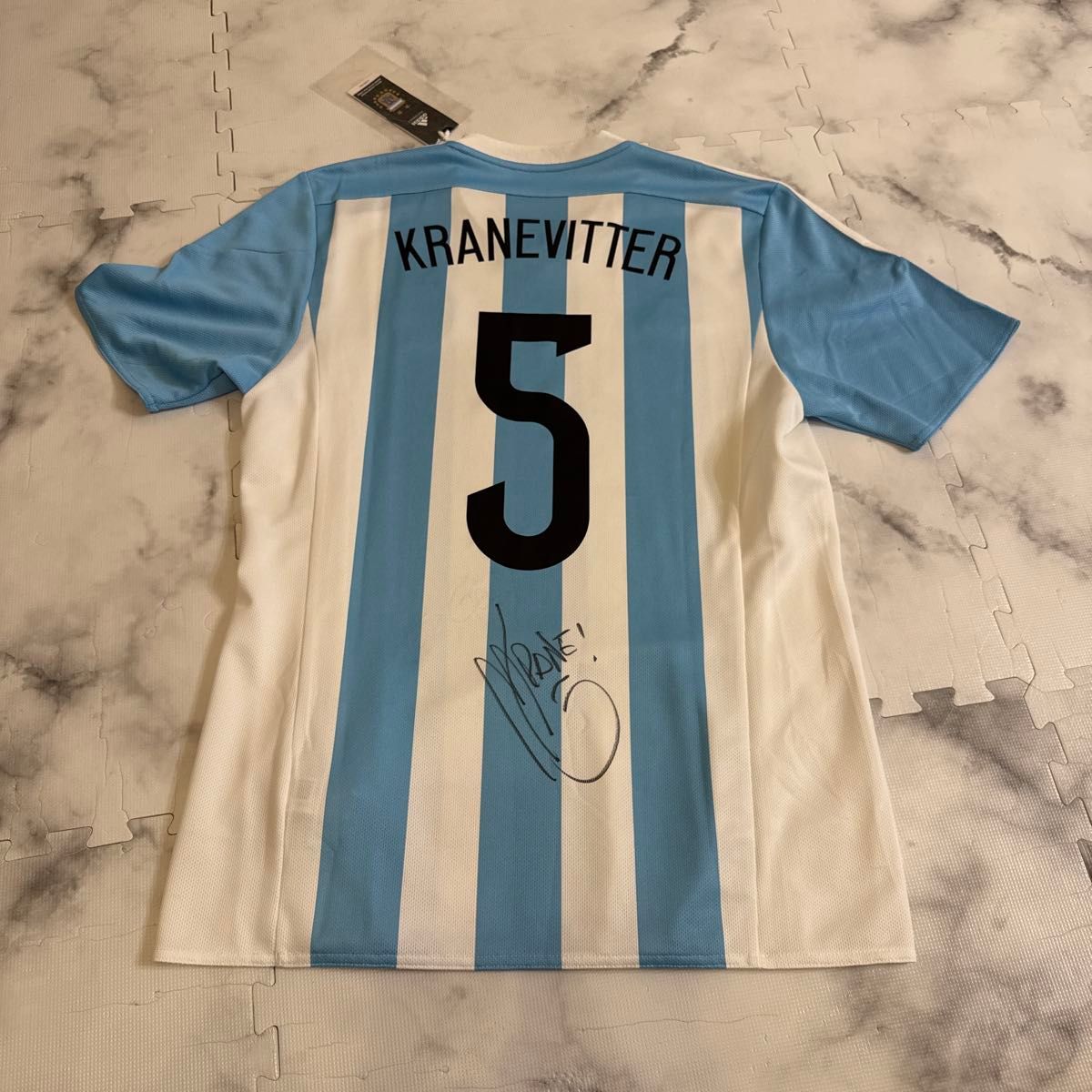 クラネビッテル選手 アルゼンチン代表ユニフォーム