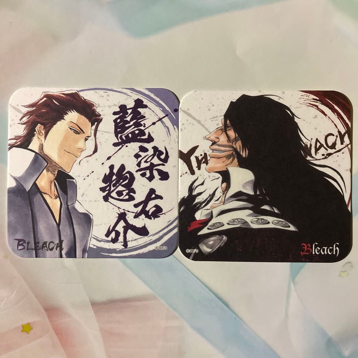 BLEACH アートコースター ジャンプフェスタ BLEACH アートコースター 藍染惣右介 ユーハバッハ 2枚セット
