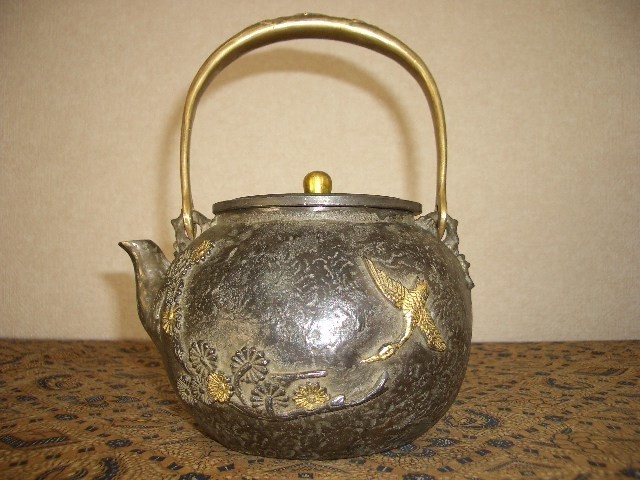 鉄製茶壺・鉄瓶（１０６）_画像1