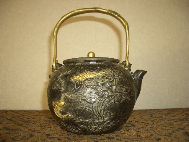 鉄製茶壺・鉄瓶（１４３）_画像2