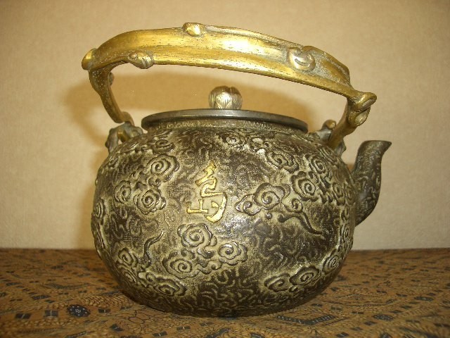 鉄製茶壺・鉄瓶（１３６）_画像2