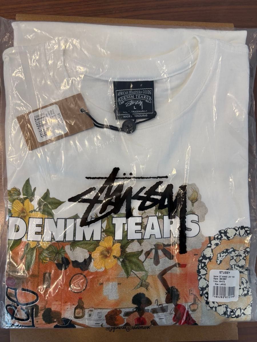 Stussy x Denim Tears Annie Lee Tee White 白 Lサイズ Stussy x Denim Tears Annie Lee Tee White 白 Lサイズ