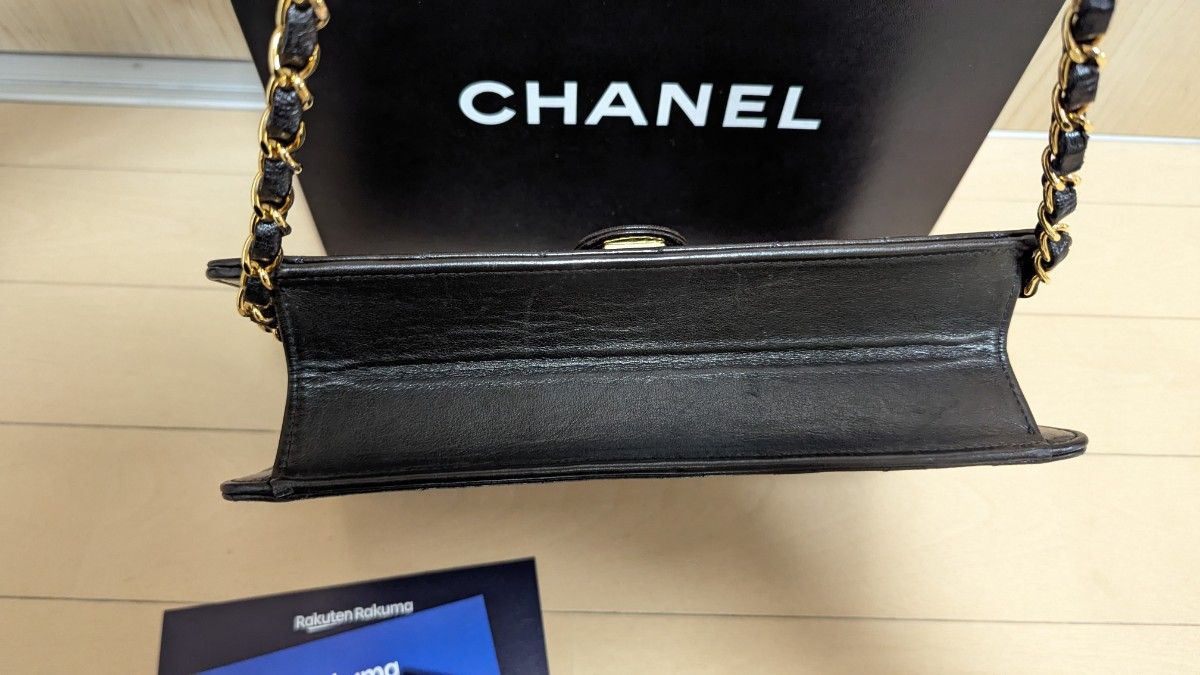 鑑定済みCHANELマトラッセ25ラムスキン黒ブラックシャネルボーイ 鑑定済みCHANELマトラッセ25ラムスキン黒ブラックシャネルボーイ