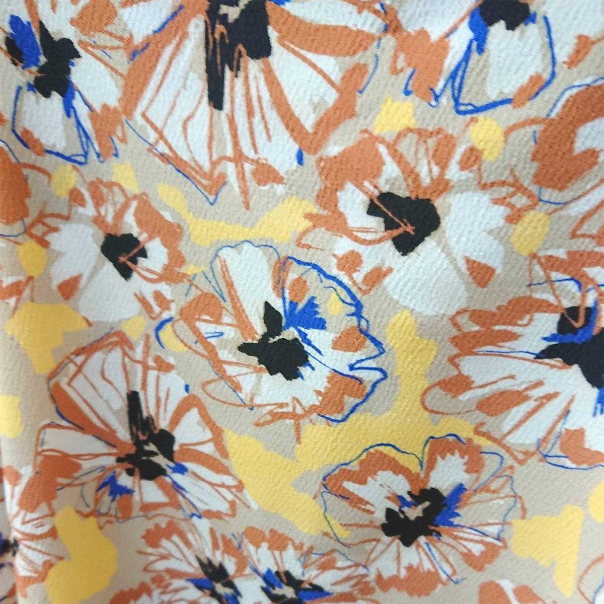 超美品 JIL SANDER NAVY 花柄ロングドレス ワンピース サイズ36(Sサイズ) ジルサンダー ネイビー