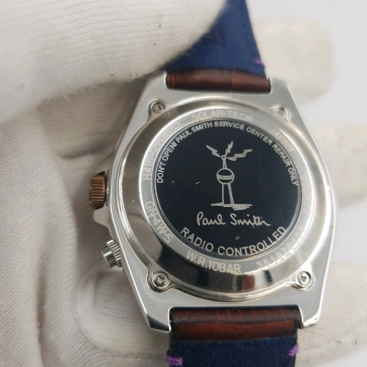 極美品】ポールスミス PaulSmith 電波ソーラー 腕時計 クォーツ 極美品】ポールスミス PaulSmith 電波ソーラー 腕時計 クォーツ