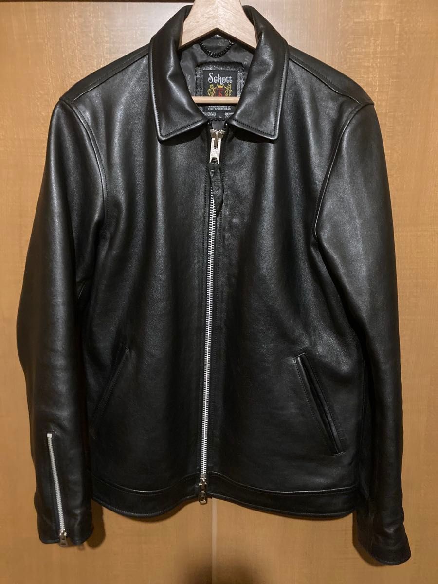 Schott シングルライダース ブレストライダースジャケット L Schott シングルライダース ブレストライダースジャケット L