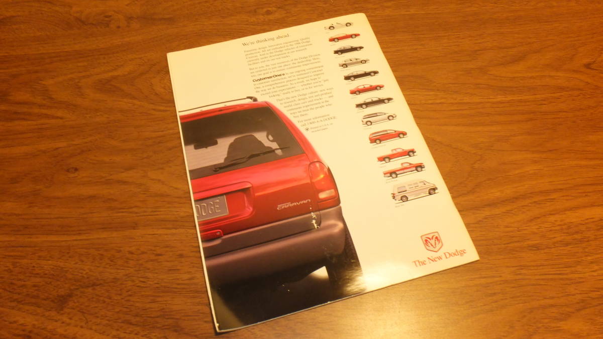 [DODGE]1996 Dodge Caravan America book@ country catalog CARAVAN DODGE Chrysler minivan 