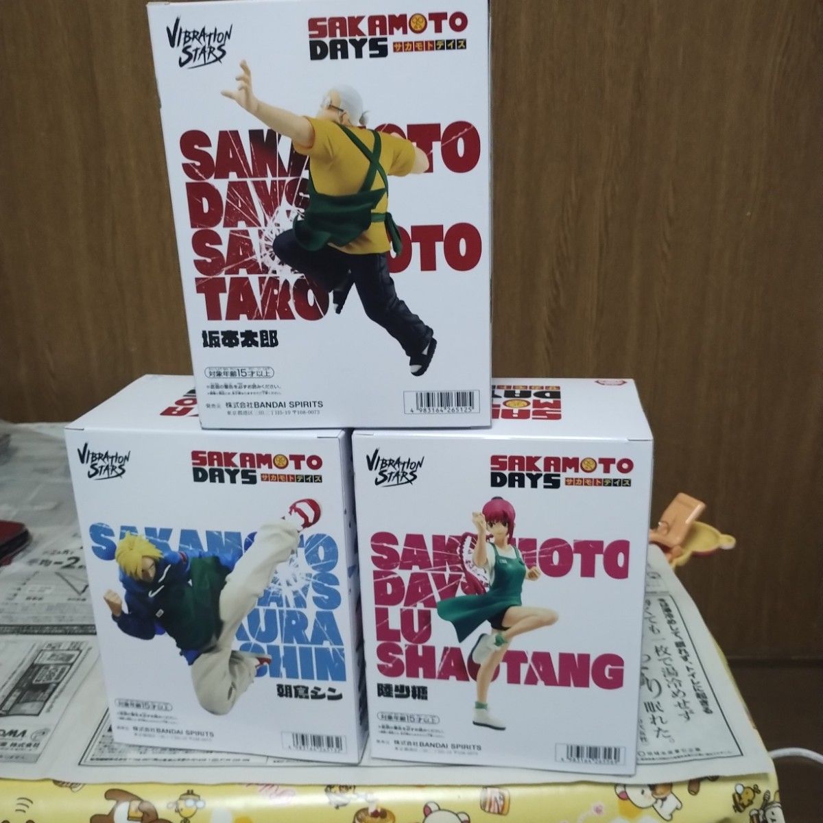 サカモトデイズ フィギュア 坂本太郎 朝倉シン 陸少糖 ルー サカモトデイズ フィギュア 坂本太郎 朝倉シン 陸少糖 ルー
