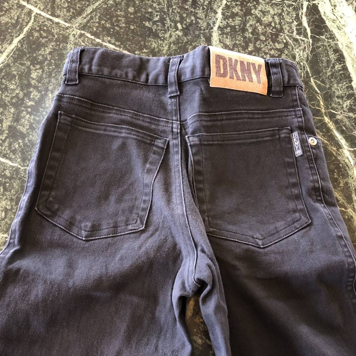 [ прекрасный товар ]DKNY* Donna Karan ребенок одежда джинсы 6X размер 120cm степень Kids Denim брюки чёрный 