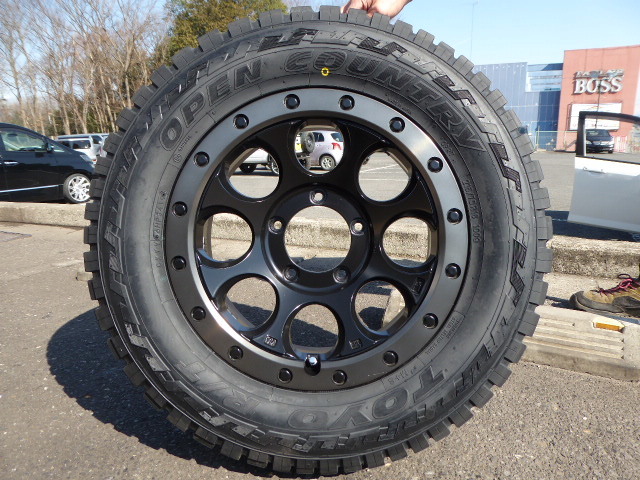 エクストリームJ　XJ03　16×6J　－5　ジムニー　シエラ　215/70R16　TOYO　オープンカントリーRT付　リフトアップ　オーバーフェンダー_画像3